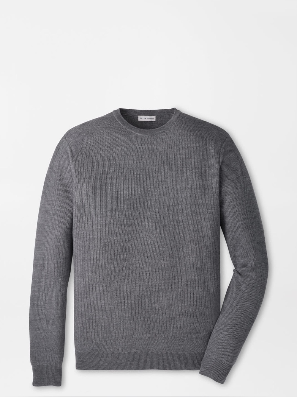 Peter Millar Autumn Crest Honeycomb Crewneck Sweater Merino Wool Size Large